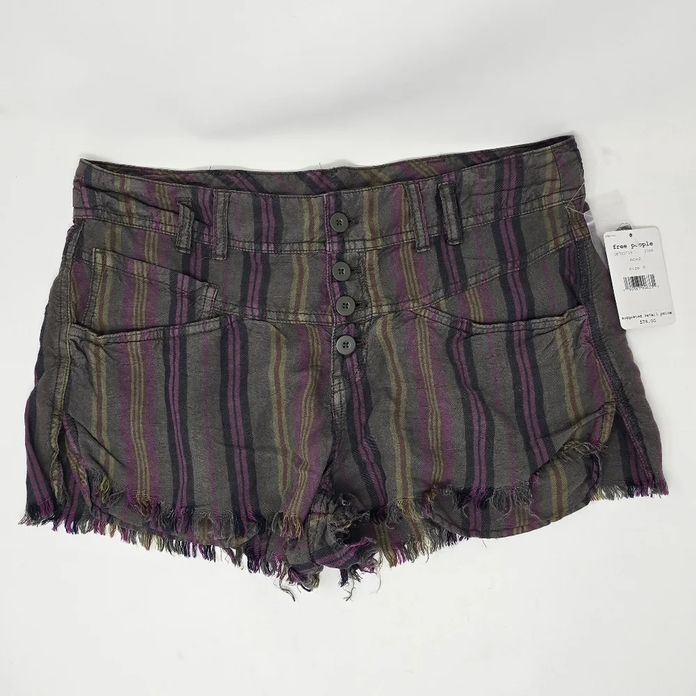 NWT Free People Morning Rain Cutoff Shorts 8 - Picture 5 of 12